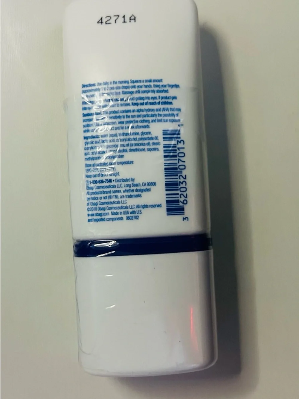 Obagi White & Blue Nu-Derm Exfoderm Forte AM Exfoliation Enhancer